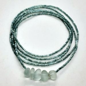 41 inch seed bead stretch wrap bracelet